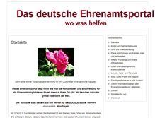 Tablet Screenshot of ehrenamtsportal.de